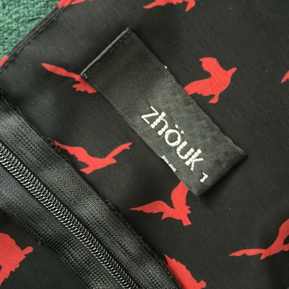 Red Bird Dress - Picture 3 of 3